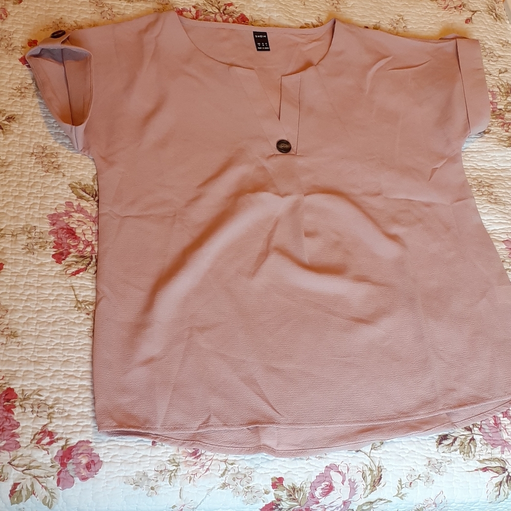 NWOT Pale Pink Shirt